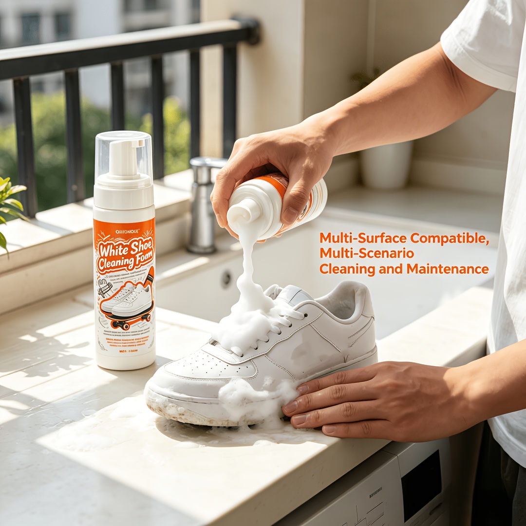 Sneaker Care White - Nettoyant pour chaussures blanches sans rinçage,