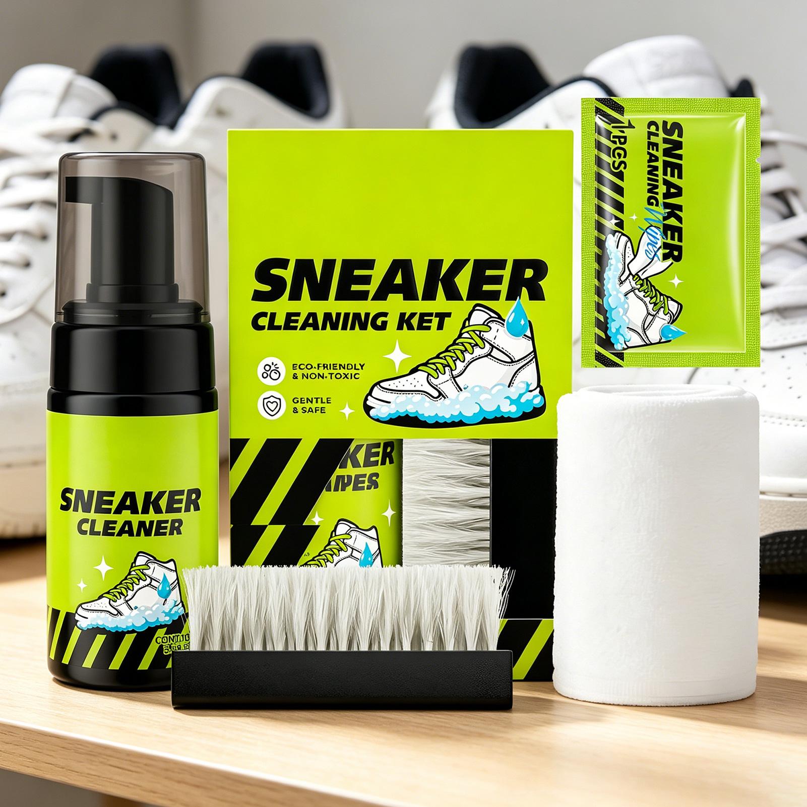 Nettoyant pour baskets 4 pièce - Sneaker Care White avis et prix